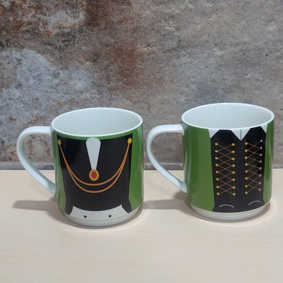 Maxwell & Williams Two Stackable Mugs Nutcracker Toy Soldier You're A Doll Coll - Picture 3 of 11